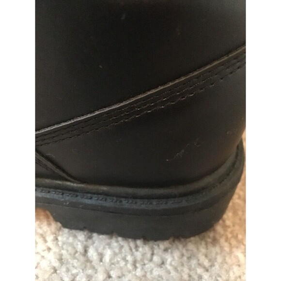 Smith's Workwear Men's Size 6 Faux Leather Boots Work Casual Black - Picture 10 of 11